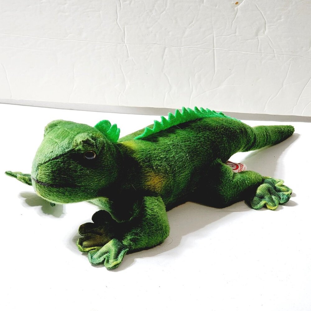 Fiesta Iguana Lizard Vernon‎ Green Yellow Spots Plush 15" Realistic Reptile